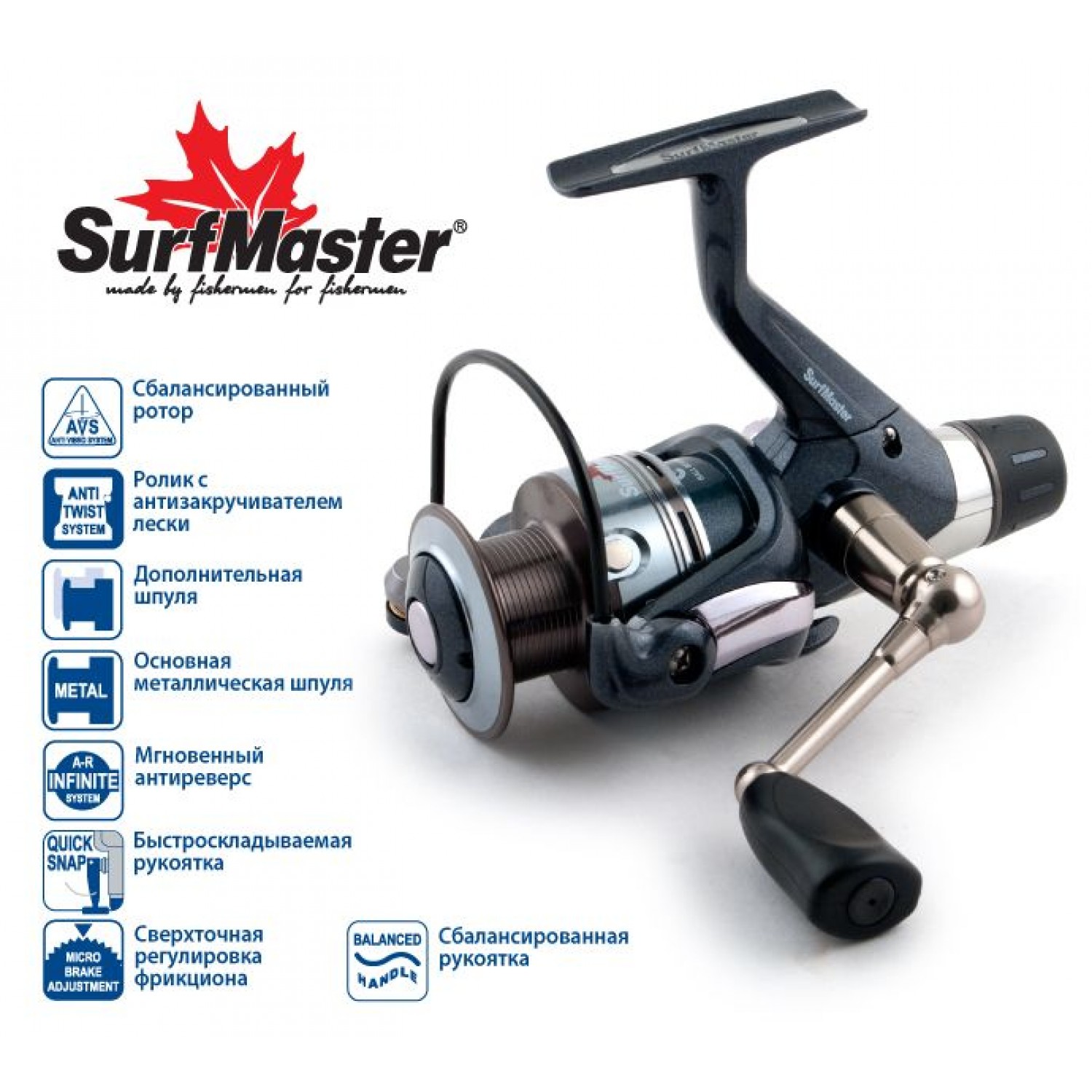 Покупка Катушка SURF MASTER Yamato Tanagura RT 4000, 5 ш.п. + 1 р. в Минске Беларуси